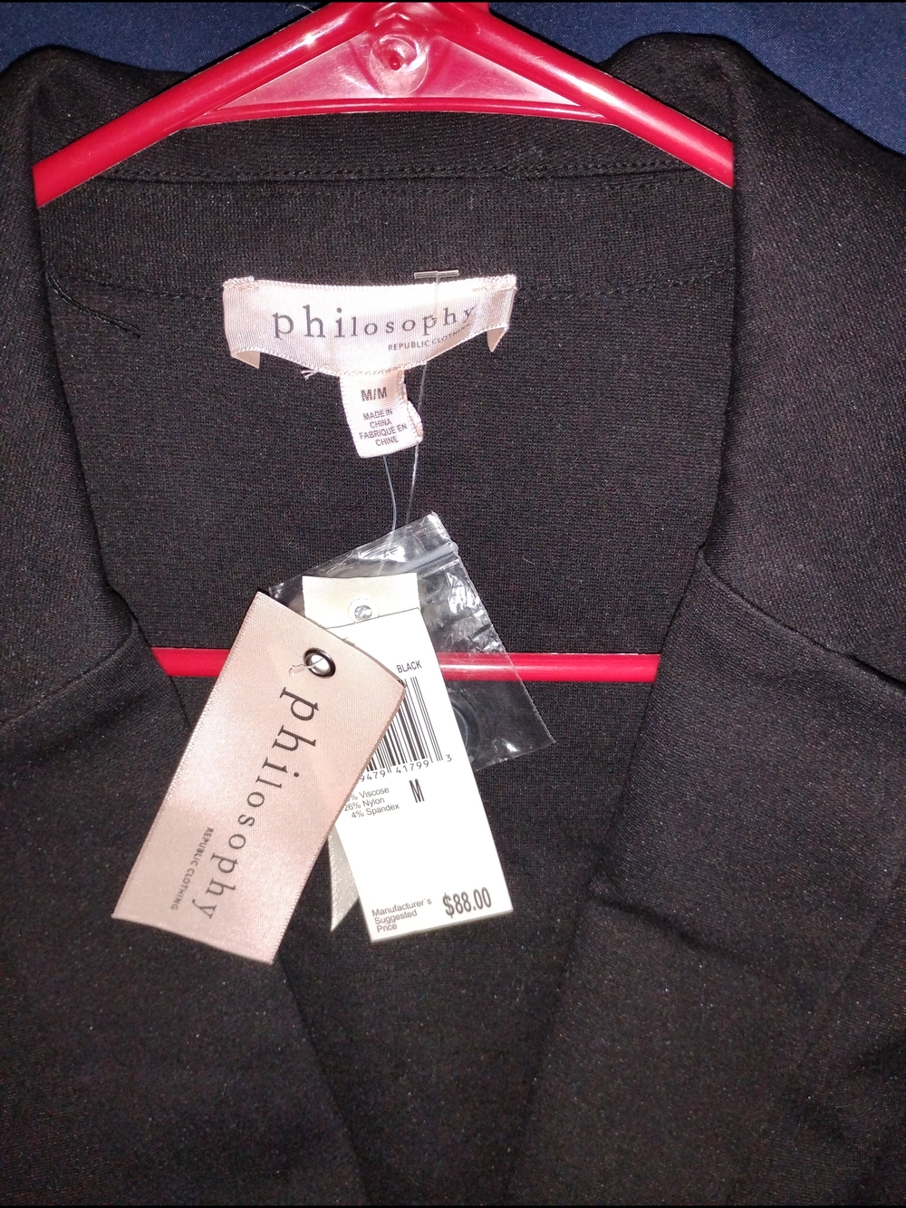 Philosophy Black Women's Blazer